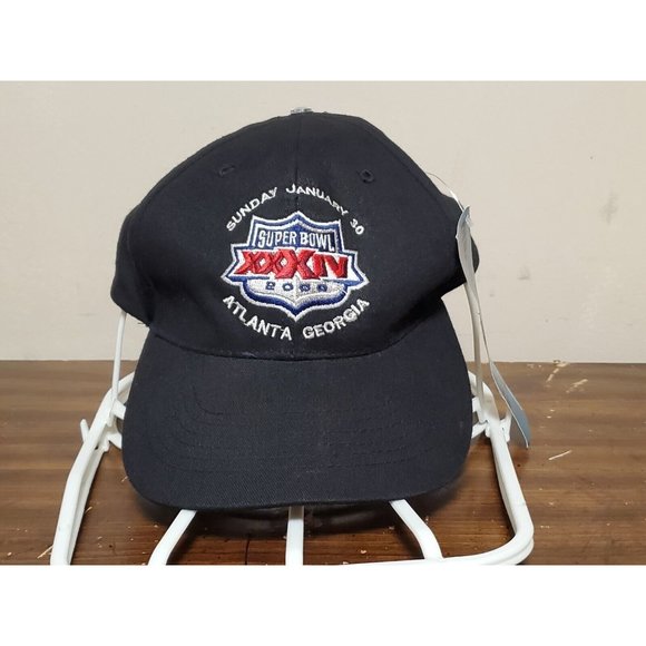 Vintage NFL Logo7 Hat Superbowl XXXIV‎ 2000 Atlanta Georgia Embroidery Snapback - Picture 1 of 7